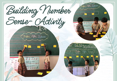 "The magic of math happens right 'Between' the numbers”.