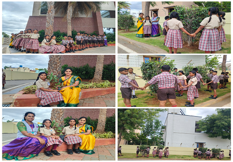 Our 3-5 children enthusiastically celebrated Van Mahotsav, inspiring students to understand the importance of protecting nature and preserving the environment.