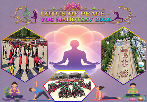 Lotus of peace - Yog Mahotsav 2026